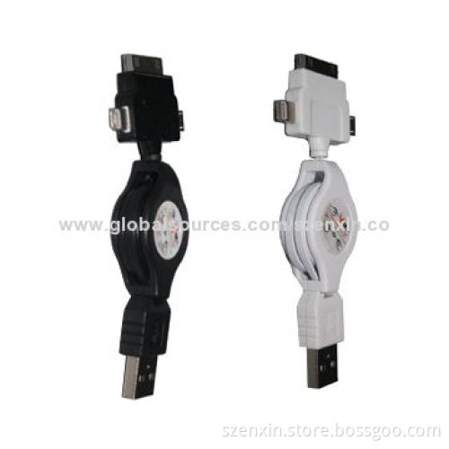 3-in-1 Retractable cable for phones